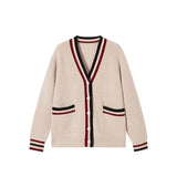 Fongt New Miu Knitted Top Three Sets Of Women's Autumn And Winter Knitted Cardigans Outside The 100-Fold Skirt Set