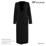 Fongt Early Spring French Romantic Light Luxury Long Suit Windcoat Women 1796
