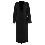 Fongt Early Spring French Romantic Light Luxury Long Suit Windcoat Women 1796