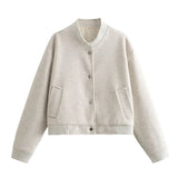 Fongt Women's ZA Summer New 5 Color Soft Jacket Jacket
