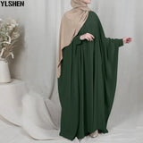 Eid Hooded Muslim Women Hijab Dress Prayer Garment Jilbab Abaya Long Khimar Full Cover Ramadan Gown Abayas Islamic Clothes