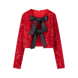 Fongt 2025 New Women's Street Fashion Butterfly Squint Long-Sleeved Top