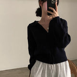 Vintage Zip Up Casual Versatile Cardigan-Outfit
