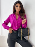 Autumn Simple Solid Color And Shirt