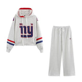 Fongt Homemade New Women's Dress New York Giants Decoration Shirt New York Decorated Trousers