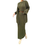 Fongt Fashion Explosion In The Autumn Of 2025 Languily Knitted Dress Suit Woman