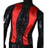 Fongt Color Butt Red Black Vest Men's Body Shape