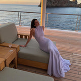 Fongt Summer New Product Yi Mengling With The Same Socialite Wind Royal Sister Temperament Elegant Stand Collar Sleeveless Dress