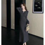 Fongt Wind Bottom Sweater Women's 2025 New Zebra Pattern Loose Retro Trendy Knitted Skirt