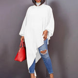 Fongt Summer Chiffon Irregular Fashion Size Women's Loose Dress