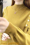 Winter Elegant Fashion Knitted for Women 2023 New Chic Korean Top Popularity Pullover Top Thickening Turtleneck