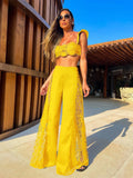 2025 New Split Swimsuit Trousers Beach Set Three-Piece Solid Color