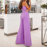 Fongt Summer New Women's Fashion Sexy Small V-Neck Bras Slacks Open Fork And Body