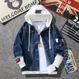 New Spring Autumn Hooded Denim Jacket Women Hip Hop Jeans Coat Female Jean Jacket Casual Bomber Streetwea Jacket