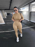 Fongt # 2025 Autumn And Winter New Women's Casual Two-Sleeves Of Sleeves Of Long Sleeve Sports Set