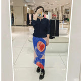 Fongt The Fashion Code!This Folded Skirt Allows You To Step Into A New Realm Of Elegant And Smart