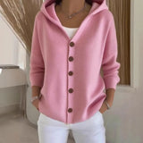 Fongt Ghost Pattern Long Knitted Open Shirt In Autumn And Winter Long Loose Sweater Coat Woman