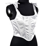 Fongt Sante-Faced Clove With Short Plastic Body Fish Bone Small Vest Babes Cute Pink Corset