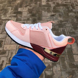 Fashion Women's Sneakers Leopard Print Leather Thick Bottom Increased Sneakers Casual Comfortable Sports Shoes For