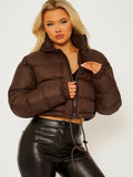 2023 Women's New Women's Warm Bubble Coat Bread Clothing Down Cotton Jacket-Outfit