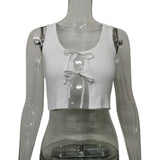 Fongt Spring And Summer New Umbilly Small Vest Knitting Pit Solid Color Strap Hot Girl Top