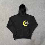 Five-Star Ship Printing Loose Hooded Hoodie Street Sports And Leisure Suit Trend-Outfit