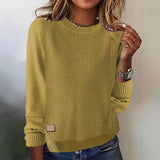 Fongt Sheintemu Autumn And Winter Round Collar Long-Sleeved Women's Sweater New