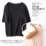 Sweater 2020 New Female V-neck Short-sleeved Knitted Pullover Jumper Pull Femme Clothes Loose Designer