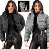 2023 Women's New Women's Warm Bubble Coat Bread Clothing Down Cotton Jacket-Outfit