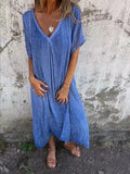 Fongt New Fashion Cotton Tample V Collar Semi-Formal