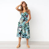 Floral Stripe Long