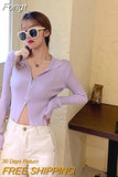 Mujer 2023 Zipper Knitted Cardigan Sweater Women Solid Slim Autumn Winter Clothes Basic Fashion Sweaters Pull