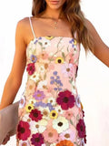 Fongt 2025 New Temperament Elegant Three-Dimensional Flower Mesh Splicing Heavy Industry Embroidery Sling Dress