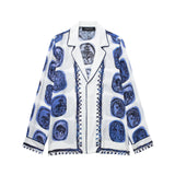 Fongt New Printed Casual Shirt 2792137 Print Loose Trousers 2781127