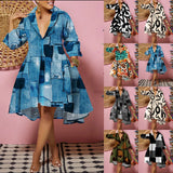 Independent Station New Fashion Printed Dress Women's Spot-Outfit