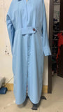 Fongt 2025 New Solid Color Long-Sleeved Shirt Dress Temperament Elegant Commute