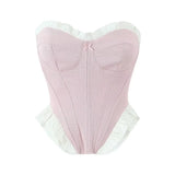 Fongt New Sexy Sweet Thoracic Fish Bone Repair Small Top Dress French Half-Dress