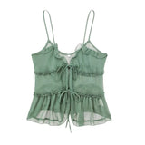Fongt 2023 New Women's Translucent Laminated Decorative Top 7573426-Outfit