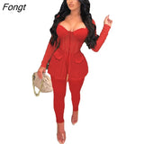 Elegant Women Two Piece Set Sheer Mesh Patchwork Long Sleeve Zipper Corset Blazer Top Pencil Pants Sexy Office Lady