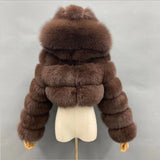 Fongt Fur Autumn And Winter New Imitation Fur Turf Warm Hat Fur Coat Woman