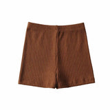 New INS Summer High Waist Stretch Tight Hip Shorts Women's Leisure Hot Pants Slim Sports Leggings-Outfit