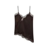 Fongt Women's 2025 Summer New Fashion Sexy Lace Decoration Underwear Blouse 5919105