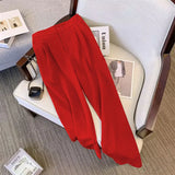 Fongt Suit Suit Pants Women Straight Loose 2025 New Spring And Autumn Leisure Wide Legs Commute Black Pants
