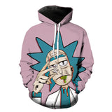 3D Printed Hooded Sweaters Creative Fashion Sports Large Size Male And Female Parodies Of Doctor's Head Long-Sleeved Sweaters-Outfit
