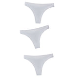 Seamless Panties Women Briefs Nylon Ultra-thin G-string Thongs Low Rise Lingerie Ice Silk Briefs Lady Underwear Plus