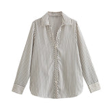 New Slim Striped Long-Sleeved Casual Shirt In Autumn 2298163-Outfit