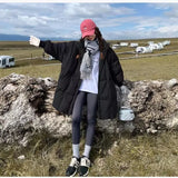 Down Cotton-Padded Jacket Women Winter 2024 New Thickened Korean East Gate Cotton-Padded Jacket Women In The Long Style-Outfit