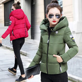 Cotton-Padded Jacket Women Winter Korean Version Slim Thin Padded Jacket New Down Padded Coat Women Warm Student Coat-Outfit