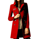 Fongt And Winter New Japanese And Korean Burst Single Long Hair, The Female Coat Cuff Zipper Coat Double Buckle Multi-Pocket