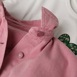 Women Pink Jeans Jacket Oversized Korean Style Single Breasted Chic Denim Coats Spring Autumn Cowboy Jackets
